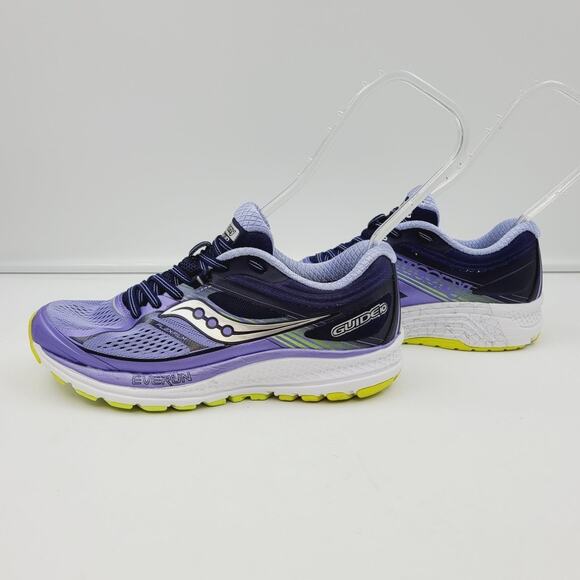 Sauscony Guide 10 Runing Shoe Purple Black,Womens Size 7 - Picture 5 of 9